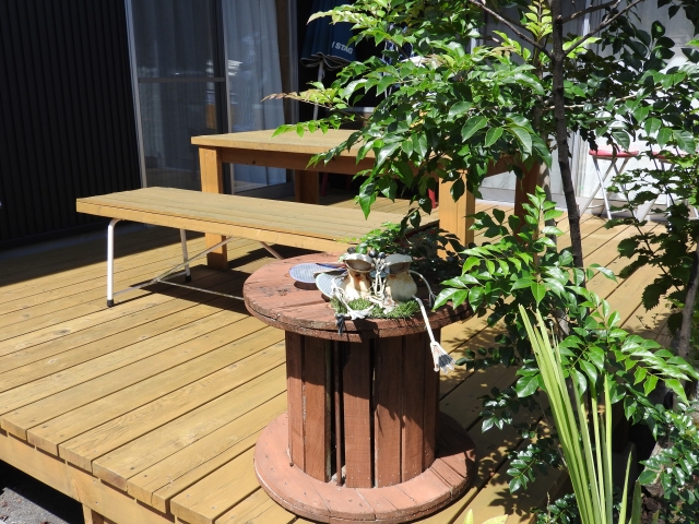 堺市のウッドデッキ設置