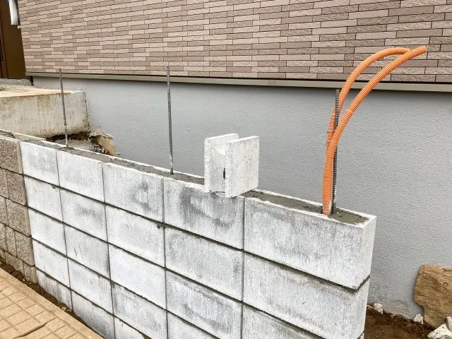 堺市のブロック塀施工