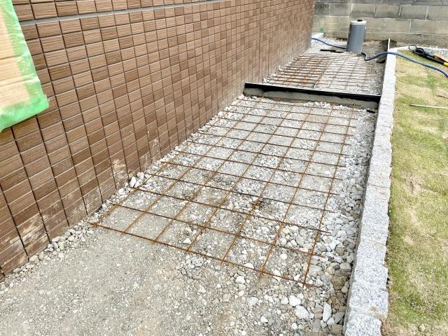 堺市の駐車場コンクリート工事