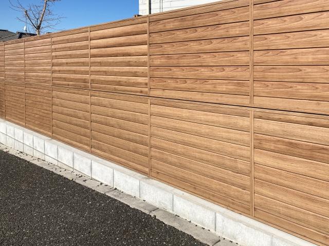 堺市のフェンス施工