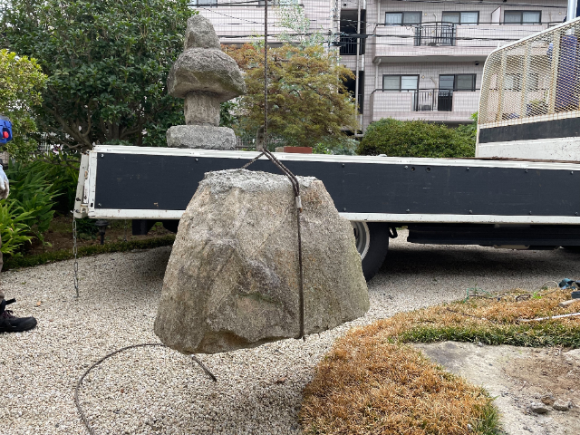 堺市の庭石処分