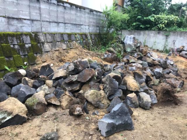 堺市の庭石処分