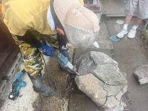 堺市の庭石処分