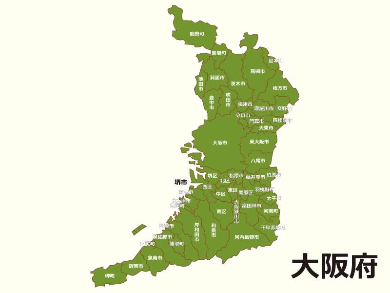 大阪府地図