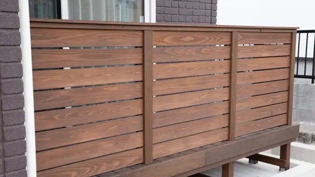 ウッドデッキ施工